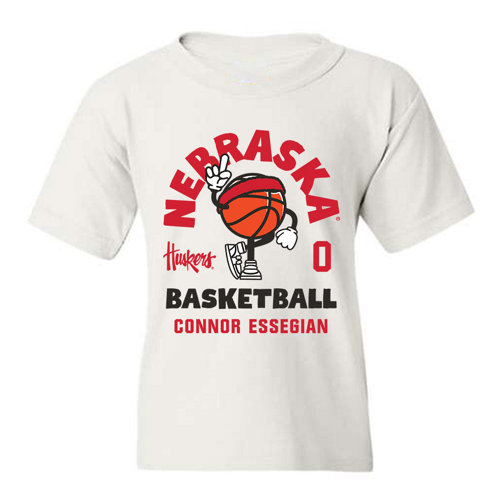 Nebraska - NCAA Men's Basketball : Connor Essegian - Fashion Shersey Youth T-Shirt-0
