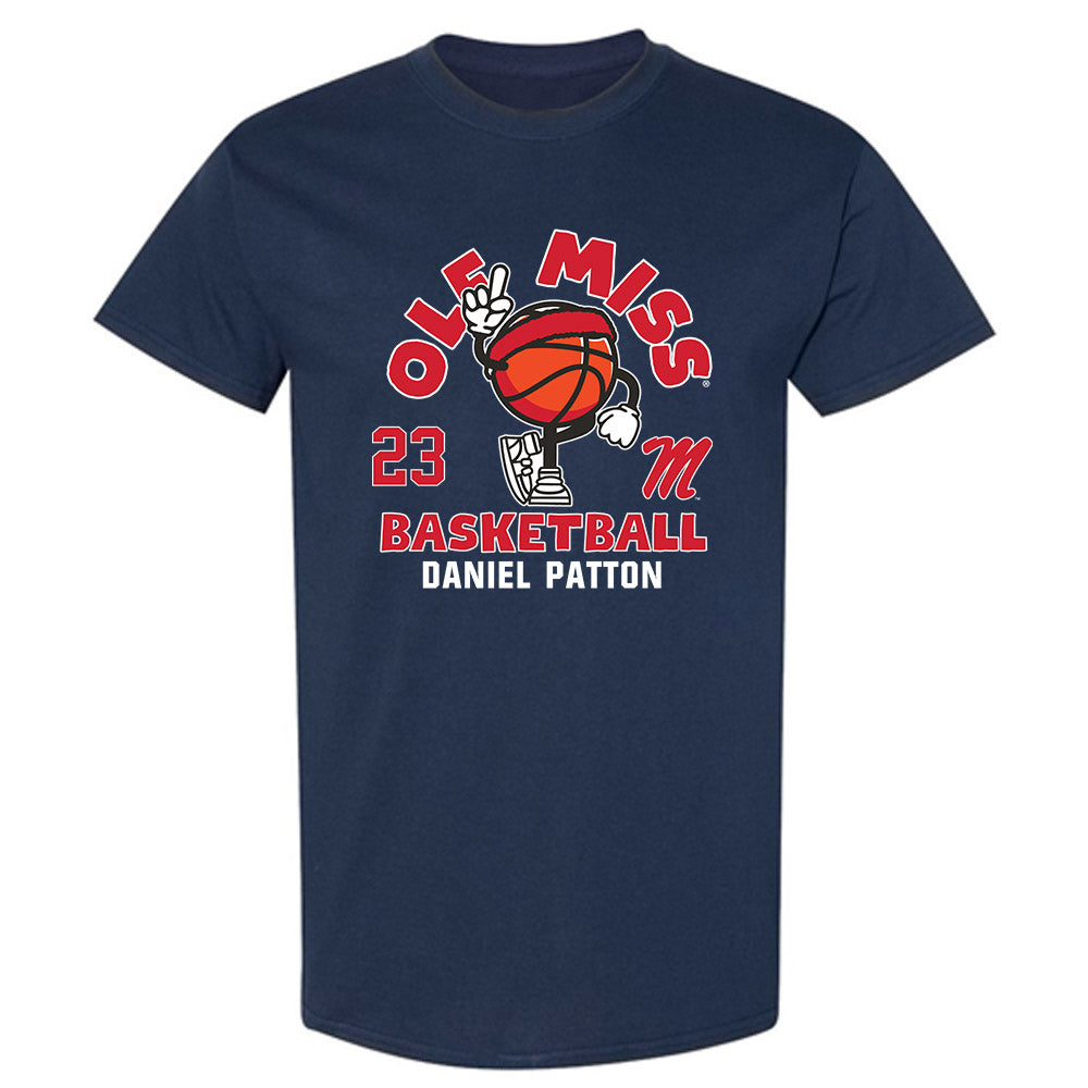 Ole Miss - NCAA Men's Basketball : Daniel Patton - Fashion Shersey T-Shirt-0