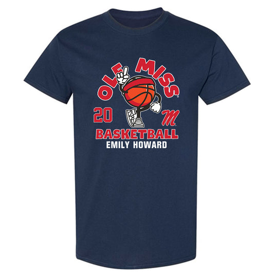 Ole Miss - NCAA Women's Basketball : Emily Howard - Fashion Shersey T-Shirt-0