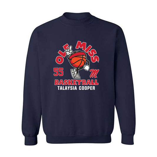 Ole Miss - NCAA Women's Basketball : Talaysia Cooper - Fashion Shersey Crewneck Sweatshirt-0