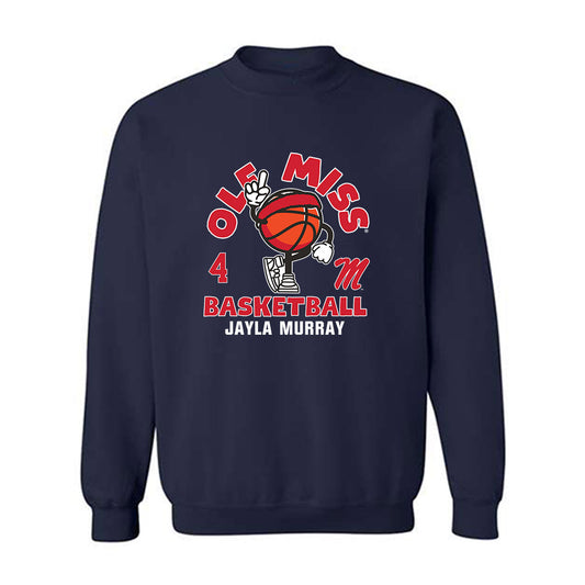 Ole Miss - NCAA Women's Basketball : Jayla Murray - Fashion Shersey Crewneck Sweatshirt-0