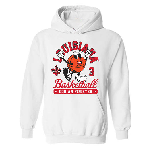 Louisiana - NCAA Men's Basketball : Dorian Finister - Fashion Shersey Hooded Sweatshirt-0