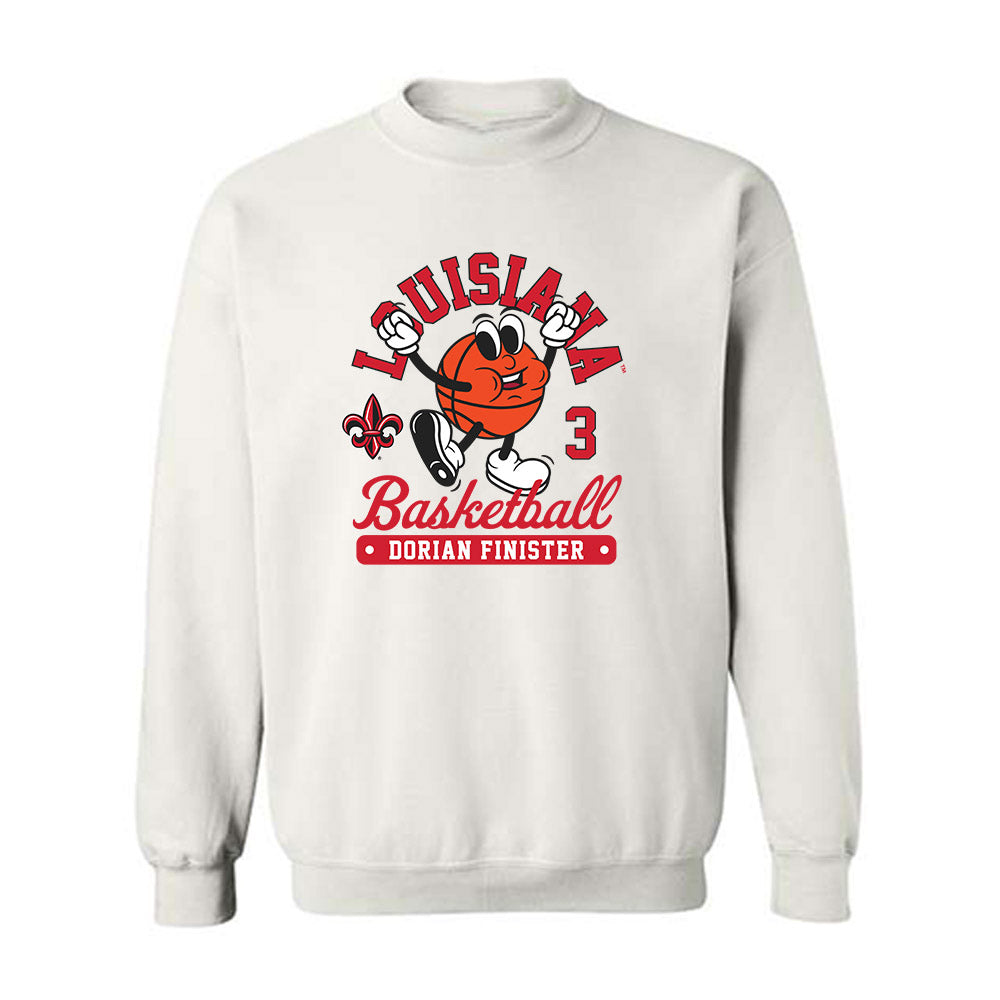Louisiana - NCAA Men's Basketball : Dorian Finister - Fashion Shersey Crewneck Sweatshirt-0