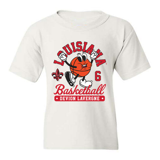 Louisiana - NCAA Men's Basketball : Devion Lavergne - Fashion Shersey Youth T-Shirt-0