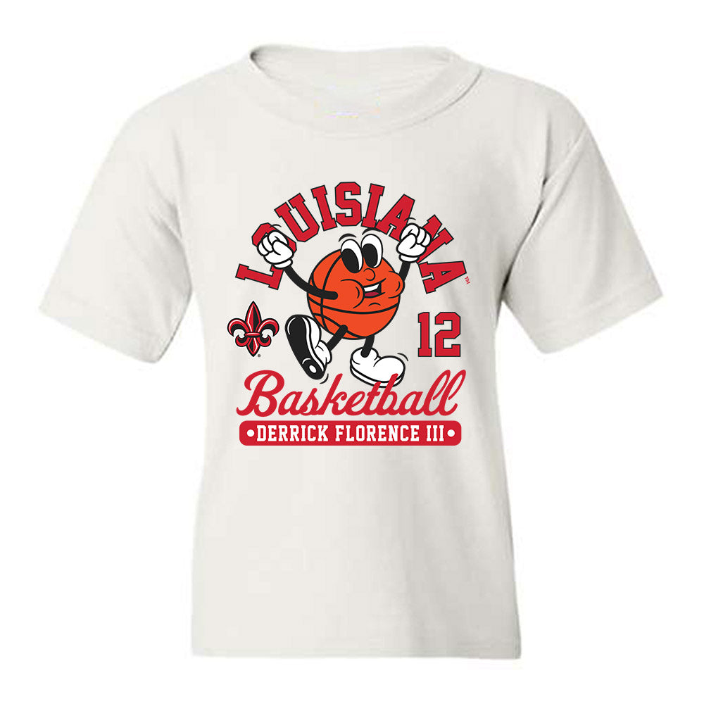Louisiana - NCAA Men's Basketball : Derrick Florence III - Fashion Shersey Youth T-Shirt-0
