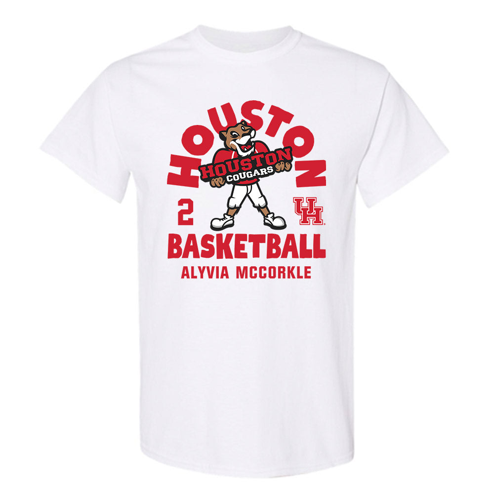 Houston - NCAA Women's Basketball : Alyvia McCorkle - Fashion Shersey T-Shirt-0