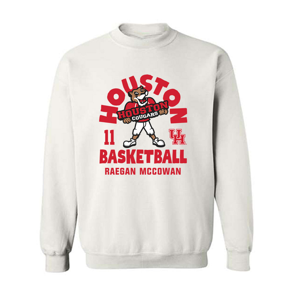 Houston - NCAA Women's Basketball : Raegan Mccowan - Fashion Shersey Crewneck Sweatshirt-0