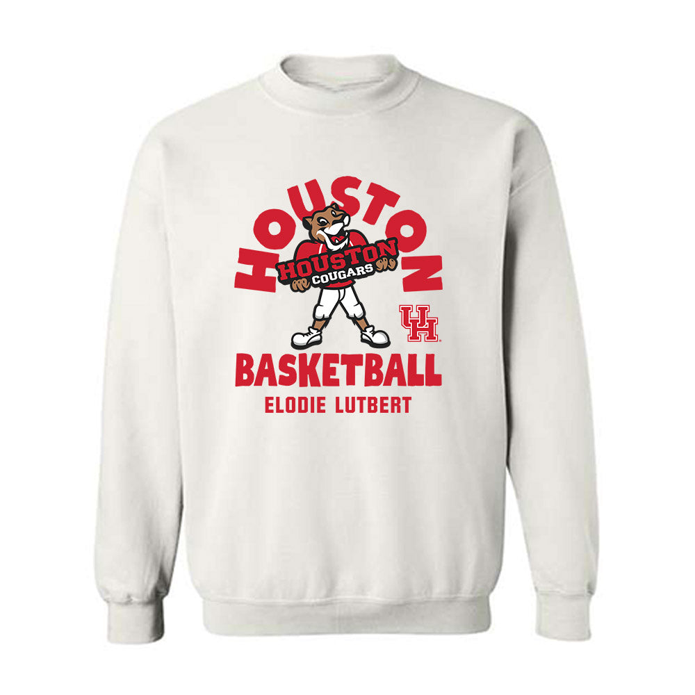 Houston - NCAA Women's Basketball : Elodie Lutbert - Fashion Shersey Crewneck Sweatshirt-0