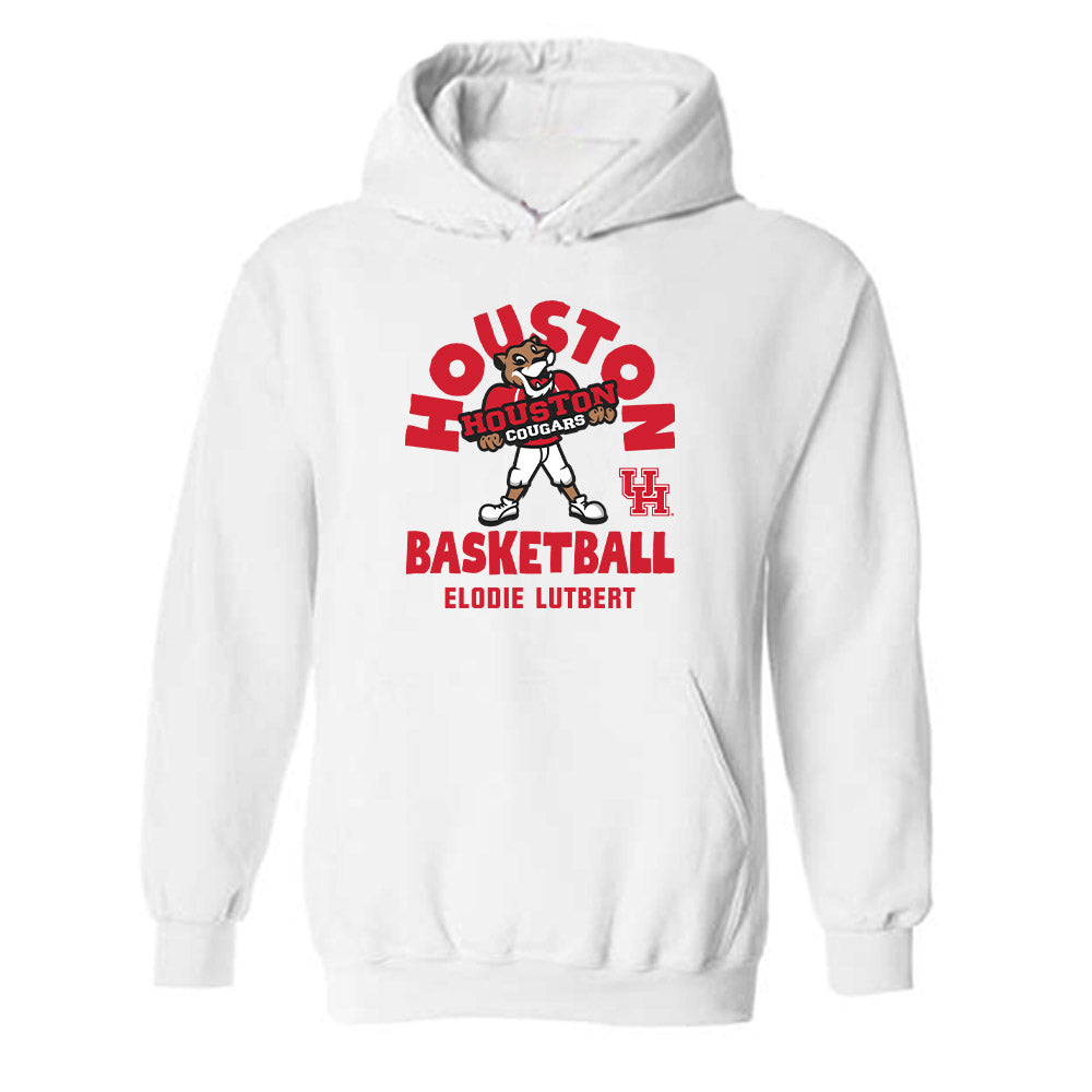 Houston - NCAA Women's Basketball : Elodie Lutbert - Fashion Shersey Hooded Sweatshirt-0
