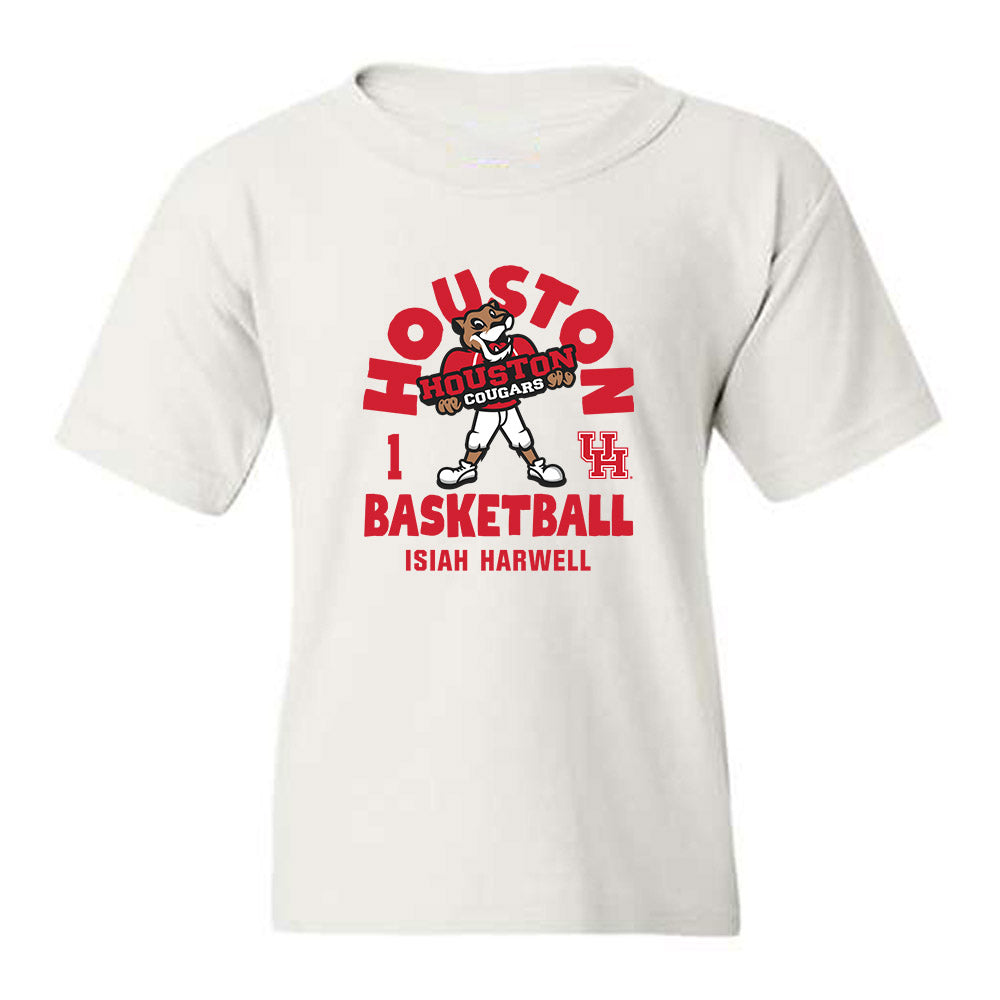 Houston - NCAA Men's Basketball : Isiah Harwell - Fashion Shersey Youth T-Shirt-0