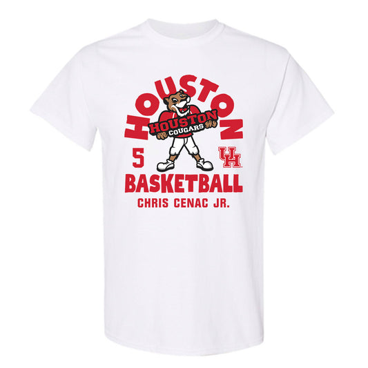 Houston - NCAA Men's Basketball : Chris Cenac Jr. - Fashion Shersey T-Shirt-0