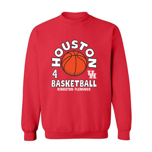 Houston - NCAA Men's Basketball : Kingston Flemings - Fashion Shersey Crewneck Sweatshirt-0