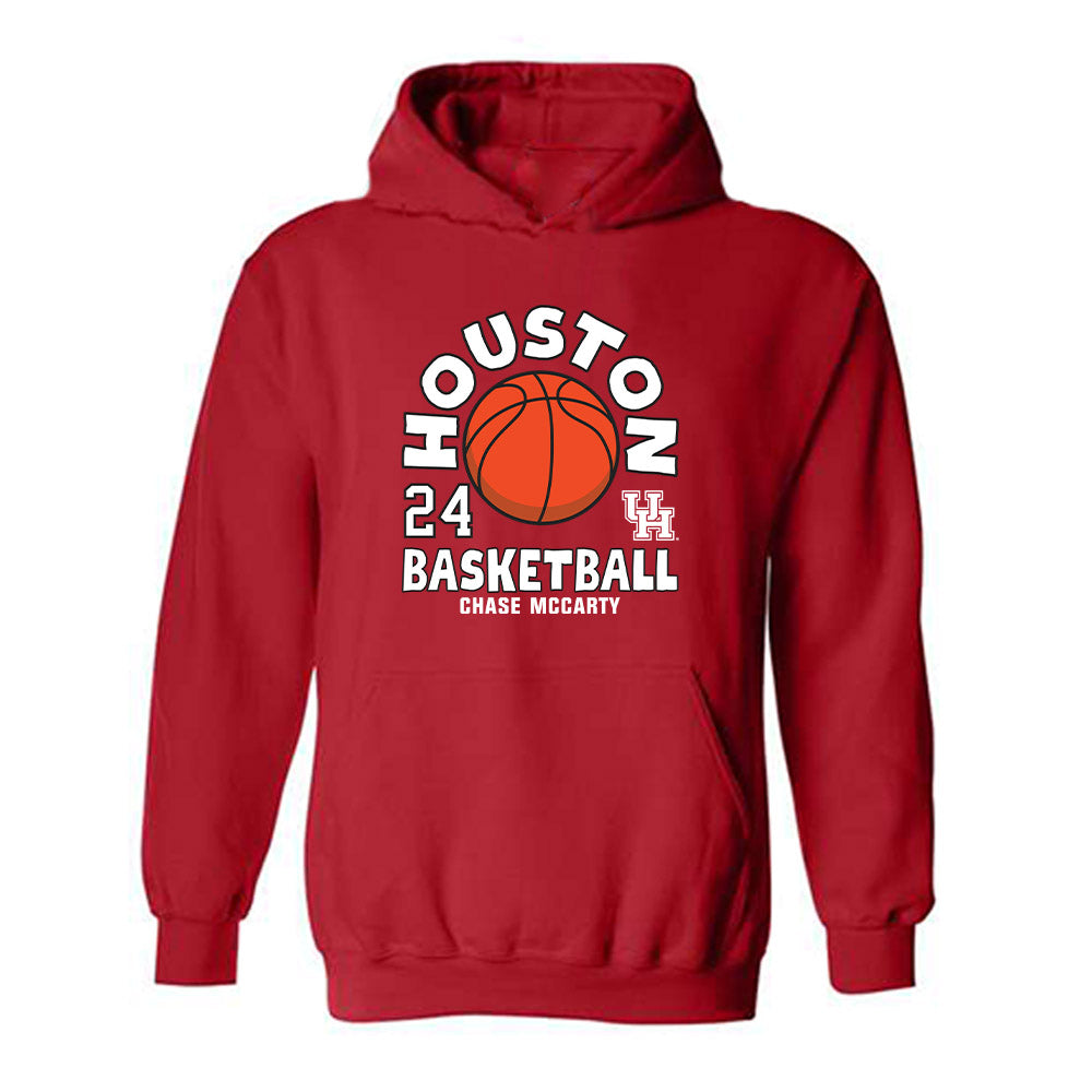 Houston - NCAA Men's Basketball : Chase McCarty - Fashion Shersey Hooded Sweatshirt-0