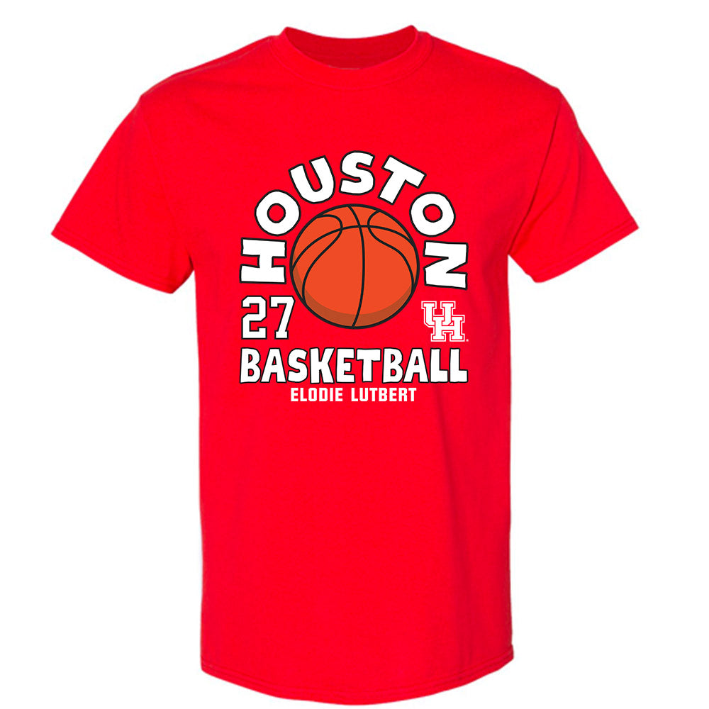 Houston - NCAA Women's Basketball : Elodie Lutbert - Fashion Shersey T-Shirt-0