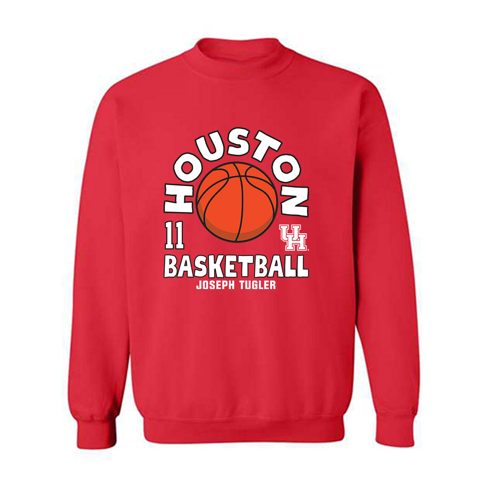 Houston - NCAA Men's Basketball : Joseph Tugler - Fashion Shersey Crewneck Sweatshirt-0