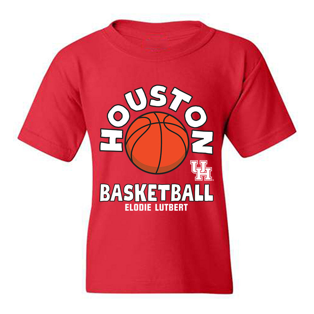 Houston - NCAA Women's Basketball : Elodie Lutbert - Fashion Shersey Youth T-Shirt-0