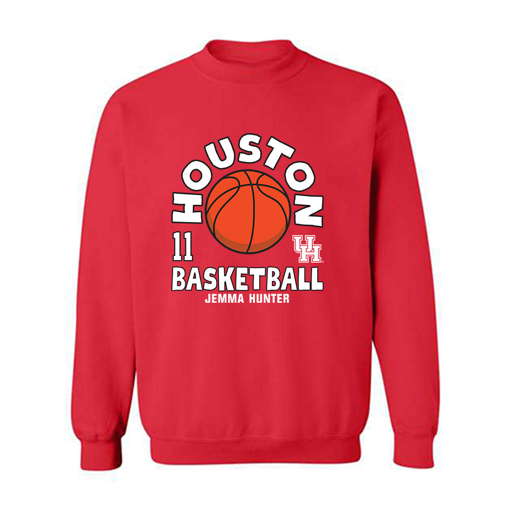 Houston - NCAA Women's Basketball : Jemma Hunter - Fashion Shersey Crewneck Sweatshirt-0