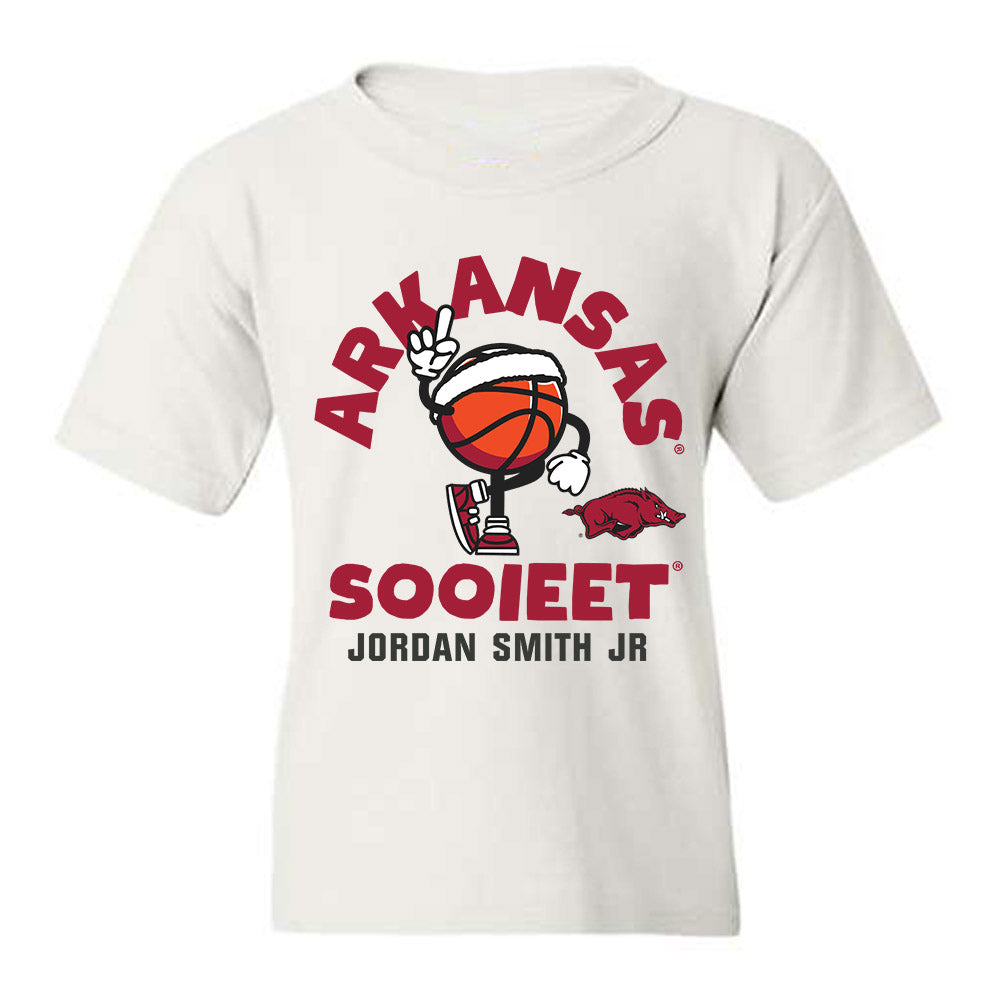 Arkansas - NCAA Men's Basketball : Jordan Smith Jr - Fashion Shersey Youth T-Shirt-0