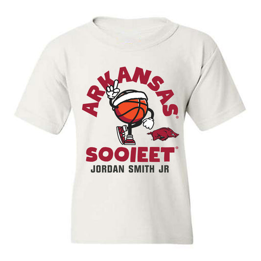 Arkansas - NCAA Men's Basketball : Jordan Smith Jr - Fashion Shersey Youth T-Shirt-0