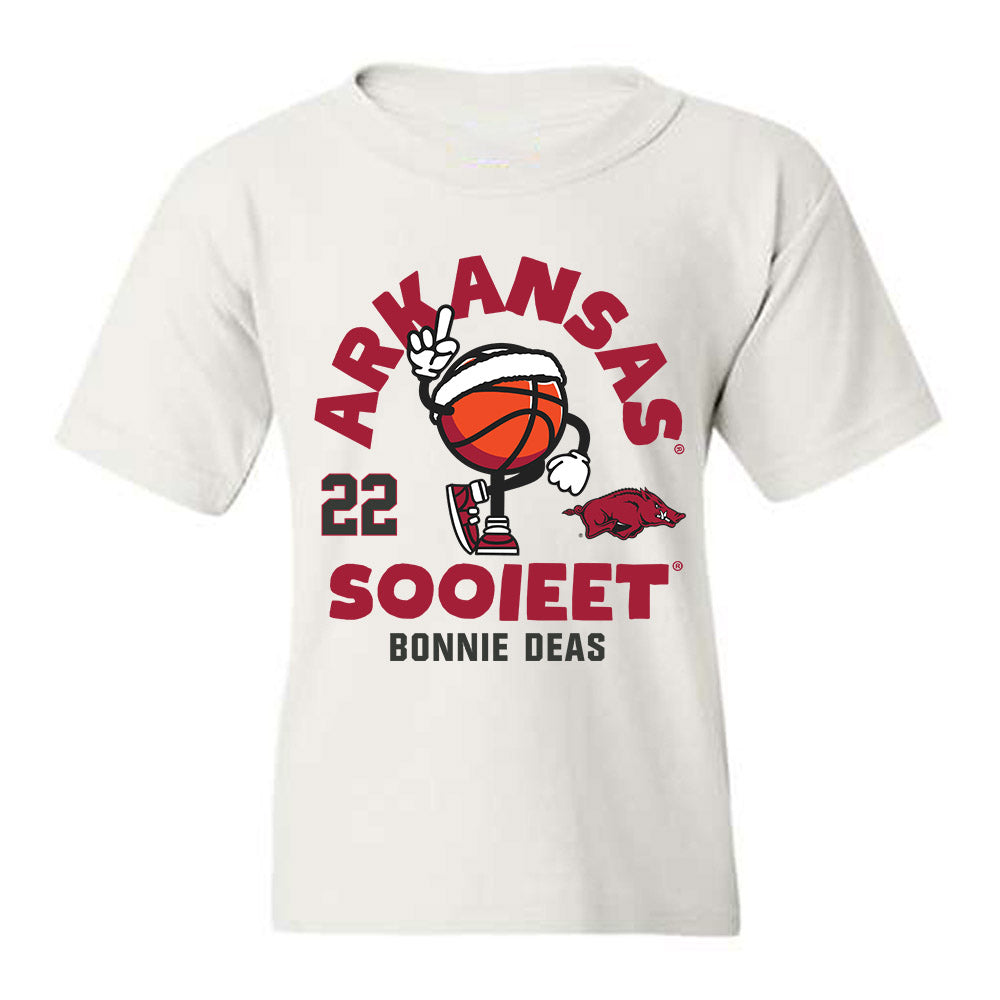 Arkansas - NCAA Women's Basketball : Bonnie Deas - Fashion Shersey Youth T-Shirt-0