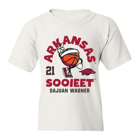 Arkansas - NCAA Men's Basketball : Dajuan Wagner - Fashion Shersey Youth T-Shirt-0