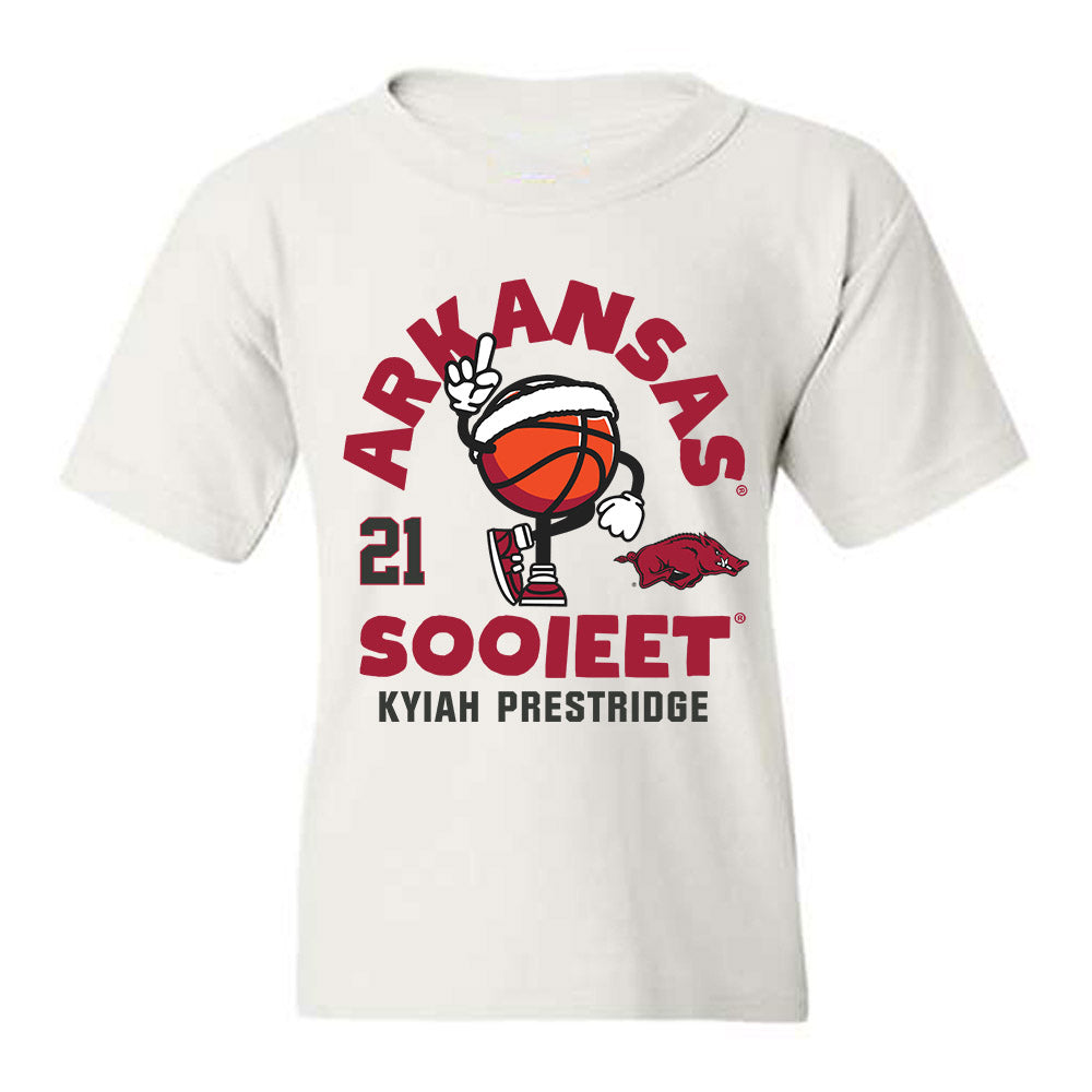 Arkansas - NCAA Women's Basketball : Kyiah Prestridge - Fashion Shersey Youth T-Shirt-0