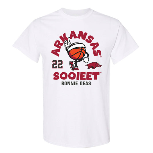 Arkansas - NCAA Women's Basketball : Bonnie Deas - Fashion Shersey T-Shirt-0