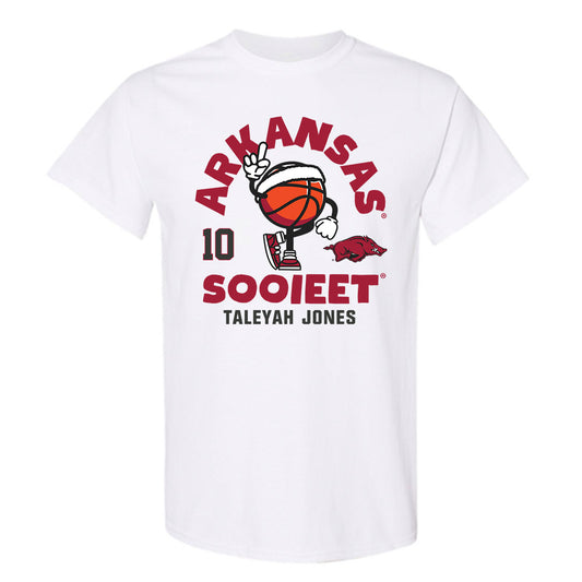 Arkansas - NCAA Women's Basketball : Taleyah Jones - Fashion Shersey T-Shirt-0