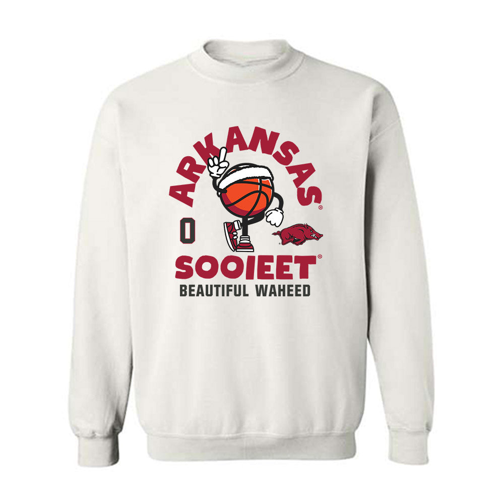 Arkansas - NCAA Women's Basketball : Beautiful Waheed - Fashion Shersey Crewneck Sweatshirt-0