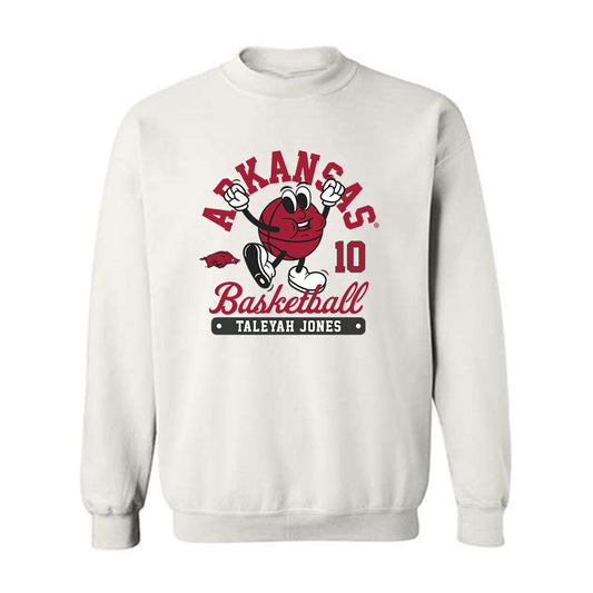 Arkansas - NCAA Women's Basketball : Taleyah Jones - Fashion Shersey Crewneck Sweatshirt-0
