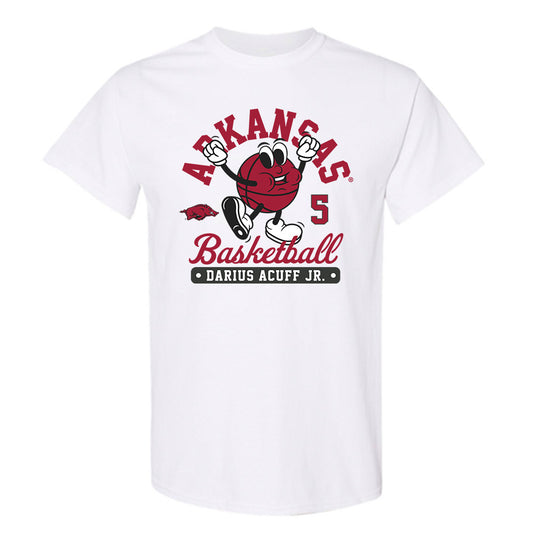 Arkansas - NCAA Men's Basketball : Darius Acuff Jr. - Fashion Shersey T-Shirt-0