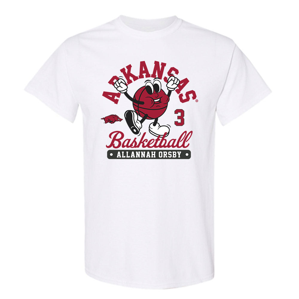 Arkansas - NCAA Women's Basketball : Allannah Orsby - Fashion Shersey T-Shirt-0