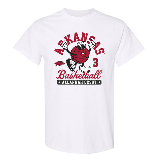Arkansas - NCAA Women's Basketball : Allannah Orsby - Fashion Shersey T-Shirt-0