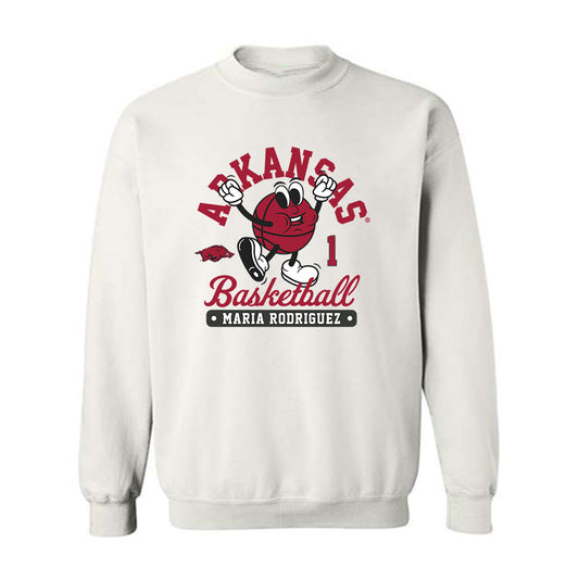 Arkansas - NCAA Women's Basketball : Maria Rodriguez - Fashion Shersey Crewneck Sweatshirt-0