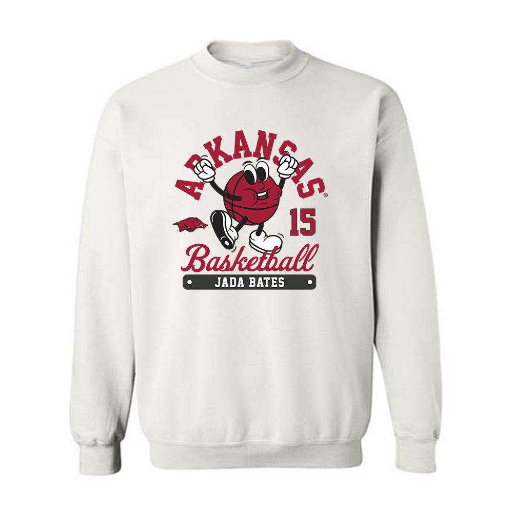 Arkansas - NCAA Women's Basketball : Jada Bates - Fashion Shersey Crewneck Sweatshirt