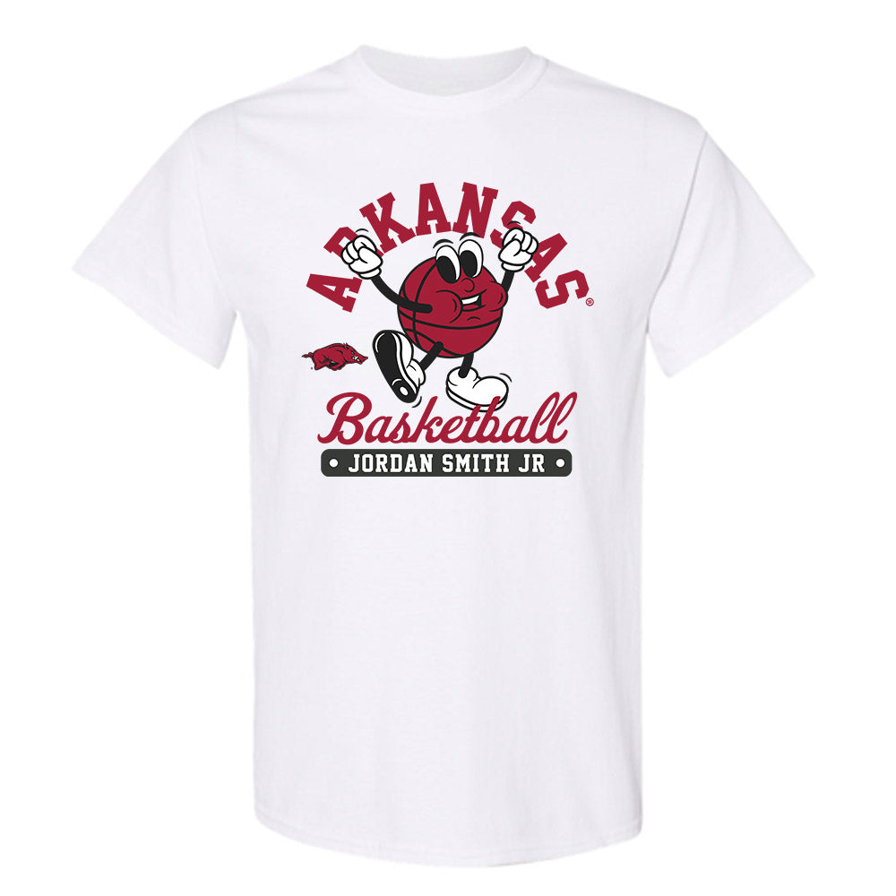 Arkansas - NCAA Men's Basketball : Jordan Smith Jr - Fashion Shersey T-Shirt-0
