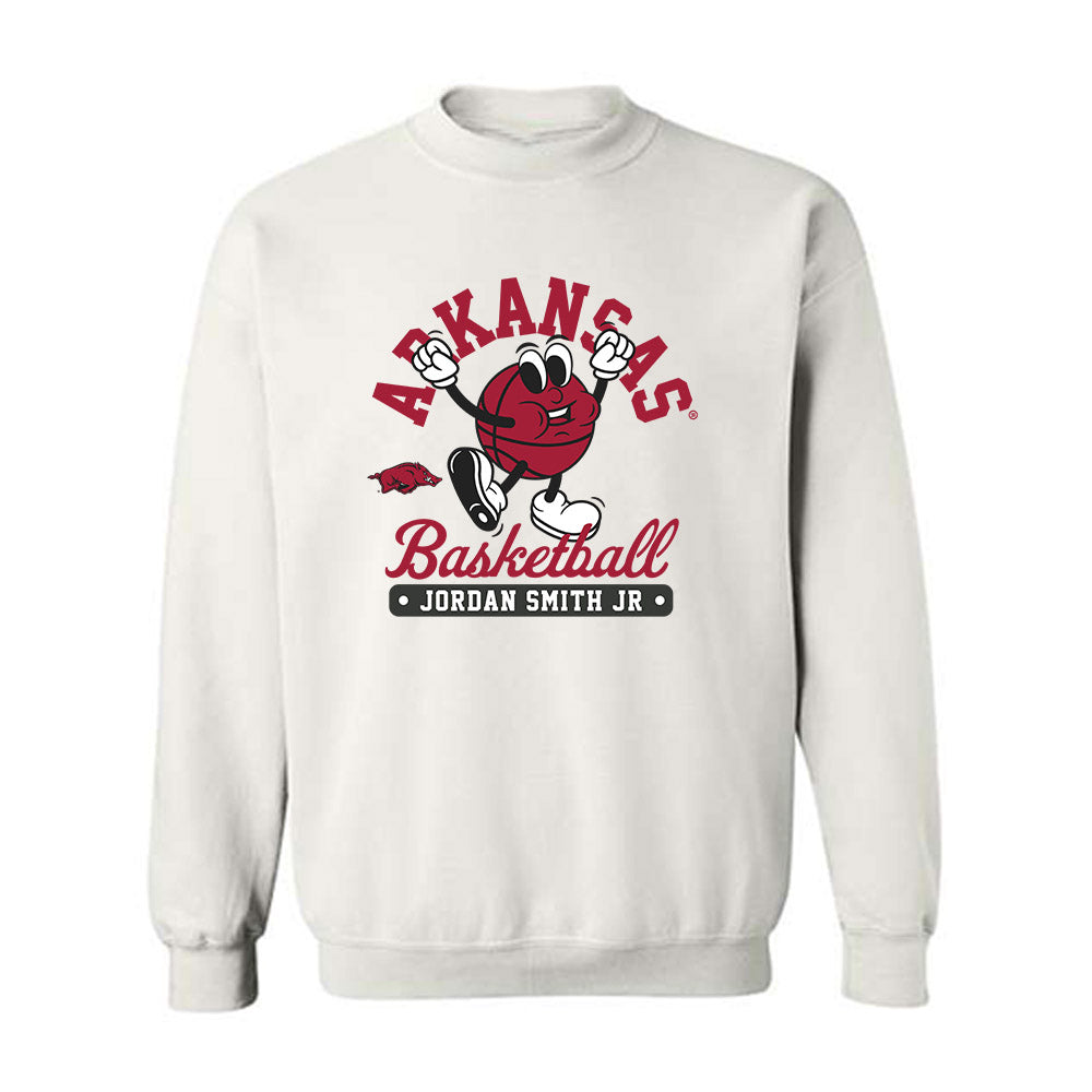Arkansas - NCAA Men's Basketball : Jordan Smith Jr - Fashion Shersey Crewneck Sweatshirt-0