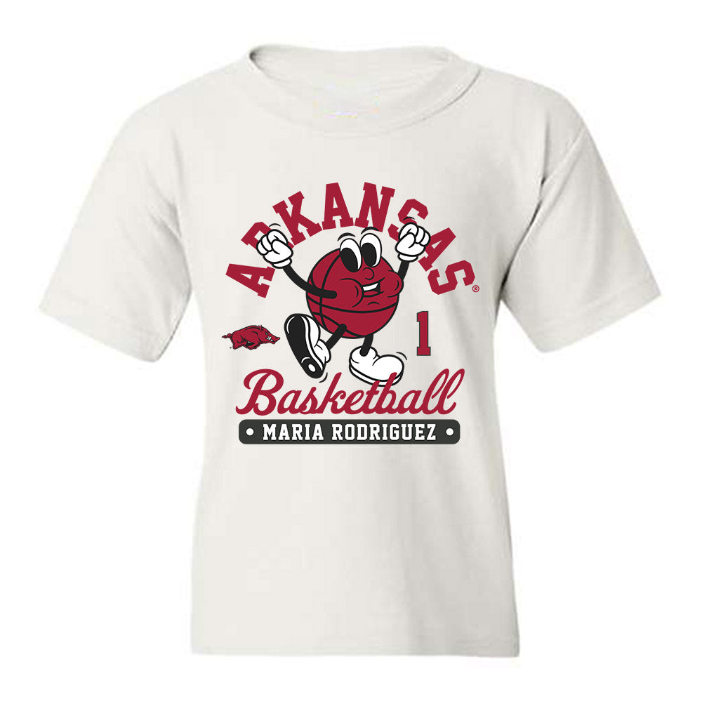Arkansas - NCAA Women's Basketball : Maria Rodriguez - Fashion Shersey Youth T-Shirt-0