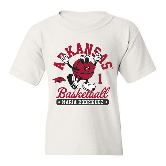 Arkansas - NCAA Women's Basketball : Maria Rodriguez - Fashion Shersey Youth T-Shirt-0