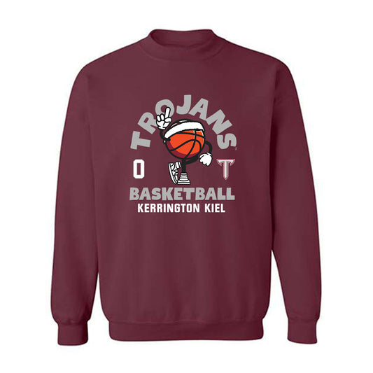 Troy - NCAA Men's Basketball : Kerrington Kiel - Fashion Shersey Crewneck Sweatshirt-0
