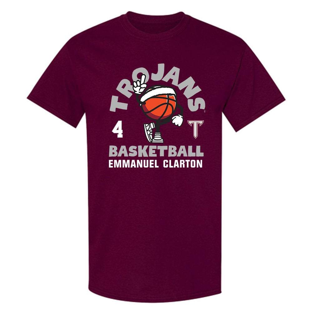 Troy - NCAA Men's Basketball : Emmanuel Clarton - Fashion Shersey T-Shirt-0