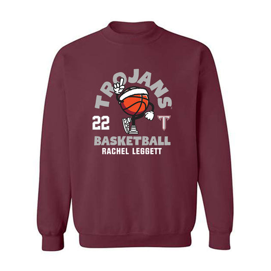 Troy - NCAA Women's Basketball : Rachel Leggett - Fashion Shersey Crewneck Sweatshirt-0
