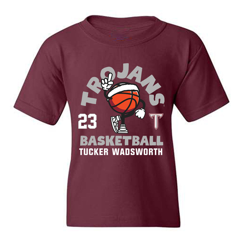 Troy - NCAA Men's Basketball : Tucker Wadsworth - Fashion Shersey Youth T-Shirt-0