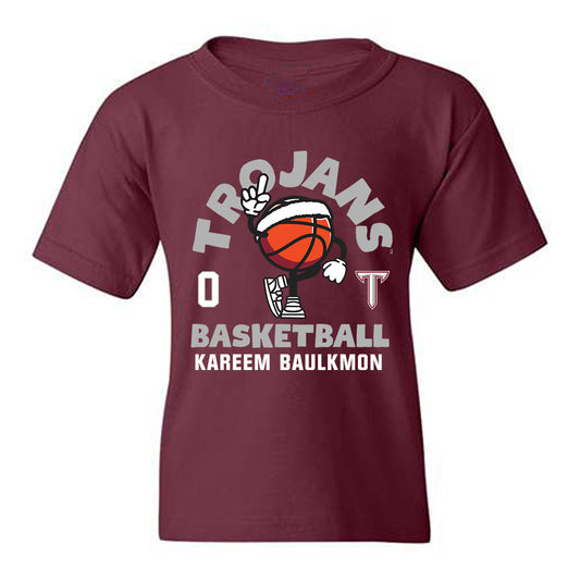 Troy - NCAA Women's Basketball : Kareem Baulkmon - Fashion Shersey Youth T-Shirt-0
