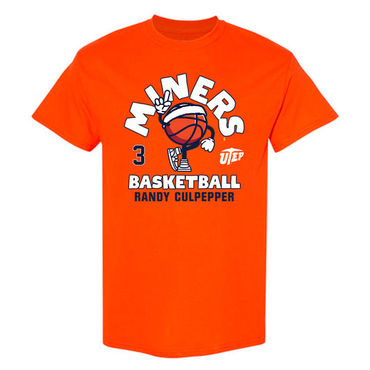 UTEP - Men's Basketball Legends : Randy Culpepper - Fashion Shersey T-Shirt-0