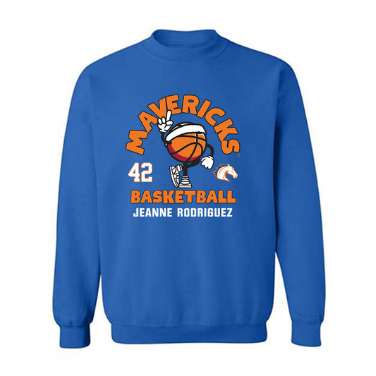 Texas Arlington - NCAA Women's Basketball : Jeanne Rodriguez - Fashion Shersey Crewneck Sweatshirt-0