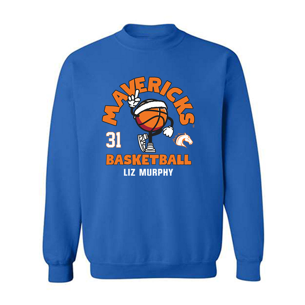 Texas Arlington - NCAA Women's Basketball : Liz Murphy - Fashion Shersey Crewneck Sweatshirt-0