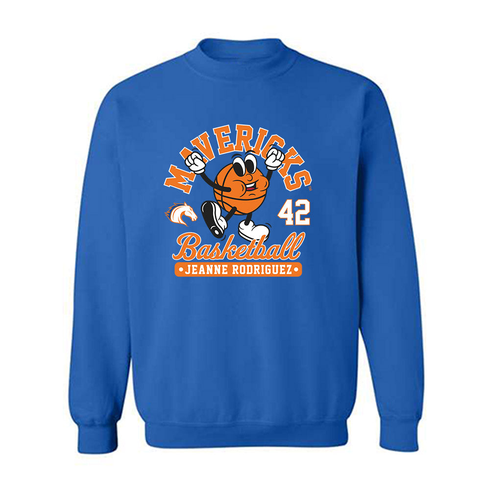Texas Arlington - NCAA Women's Basketball : Jeanne Rodriguez - Fashion Shersey Crewneck Sweatshirt-0