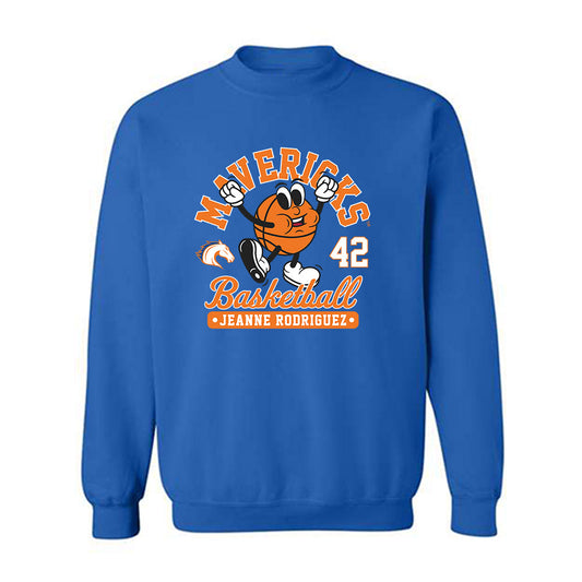 Texas Arlington - NCAA Women's Basketball : Jeanne Rodriguez - Fashion Shersey Crewneck Sweatshirt-0