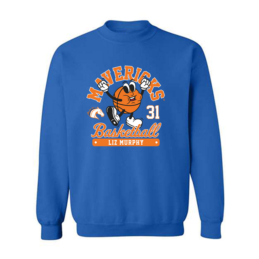 Texas Arlington - NCAA Women's Basketball : Liz Murphy - Fashion Shersey Crewneck Sweatshirt-0